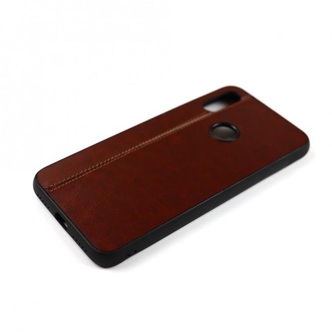 Чехол U-Like Line series для Xiaomi Redmi 7 Тёмно коричневый-3