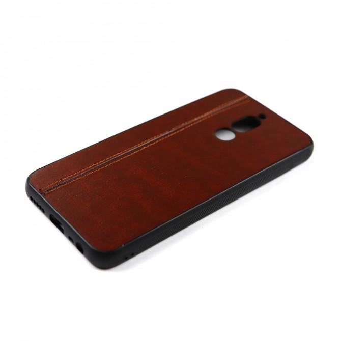 Чехол U-Like Line series для Xiaomi Redmi 8 Тёмно коричневый-3