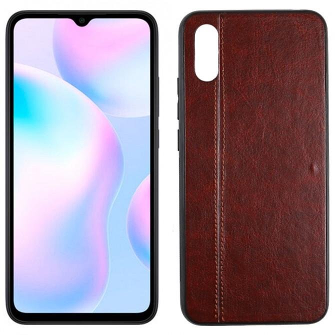 Чохол U-Like Line series для Xiaomi Redmi 9a Темно коричневий