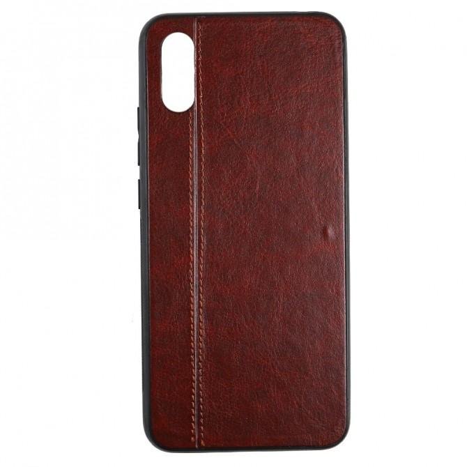 Чохол U-Like Line series для Xiaomi Redmi 9a Темно коричневий-1
