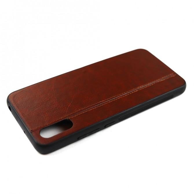 Чохол U-Like Line series для Xiaomi Redmi 9a Темно коричневий-4