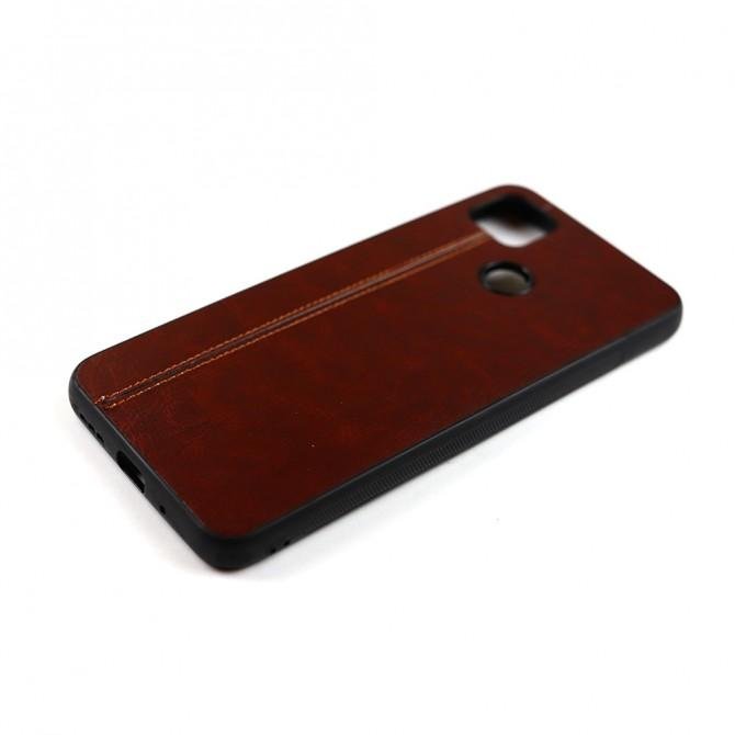 Чохол U-Like Line series для Xiaomi Redmi 9c Темно коричневий-3