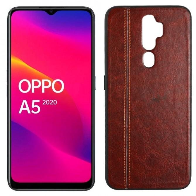 Чехол U-Like Line series для Oppo A5 2020 Тёмно коричневый
