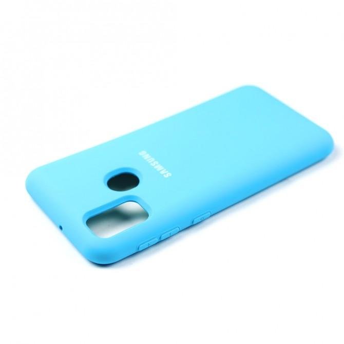 Чохол силіконовий для Samsung M307 Galaxy M30s/M215 Galaxy M21 Яскраво синій FULL-3