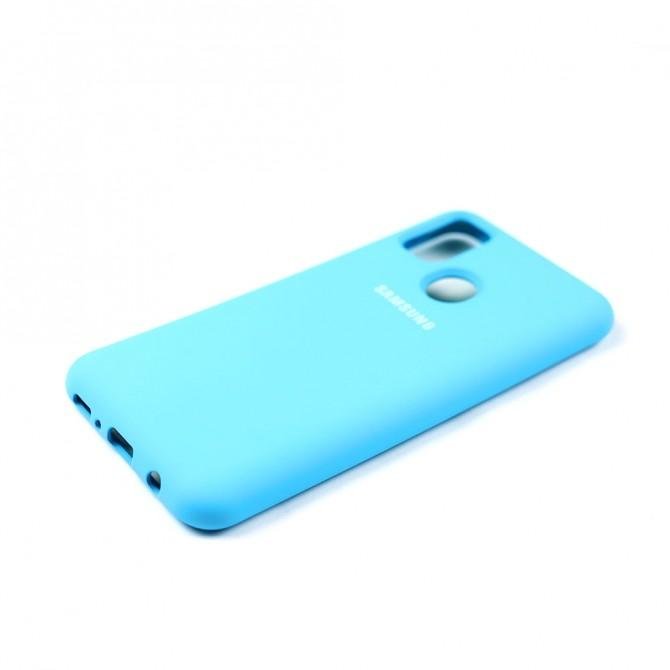 Чохол силіконовий для Samsung M307 Galaxy M30s/M215 Galaxy M21 Яскраво синій FULL-4