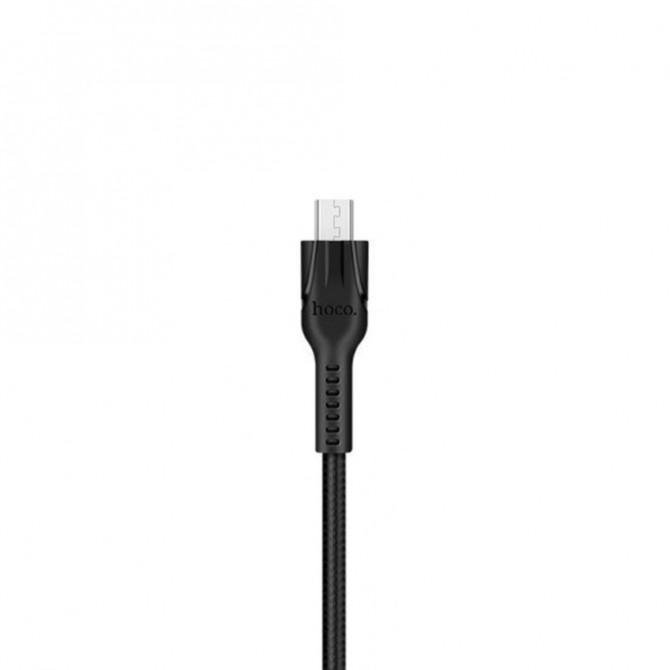 Кабель Hoco U31 Benay MicroUSB Чорний 1m