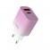МЗП Gelius Merge GP-HC060 GAN USB+Type-C 30W (QC/PD/PPS) Violet