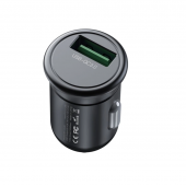 Автомобильное зарядное устройство для XO CC46 1 USB QC3.0 18W Metal Grey