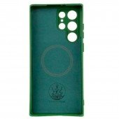 Силіконовий чохол Full Soft Case (MagSafe) Samsung Galaxy S23 Ultra Темно Зелений FULL Силіконовий чохол Full Soft Case (MagSafe) Samsung Galaxy S23 Ultra Темно Зелений FULL