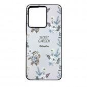 TPU+PC чехол Secret Garden для Xiaomi Redmi 13C / Poco C65 White