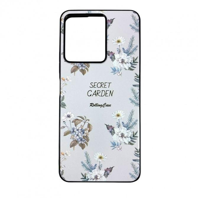 TPU+PC чехол Secret Garden для Xiaomi Redmi 13C / Poco C65 White