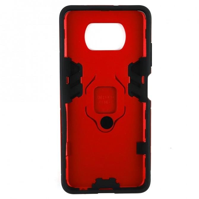 Чохол HONOR Hard Defence Series для Xiaomi Poco X3 Red (with magnet)-2