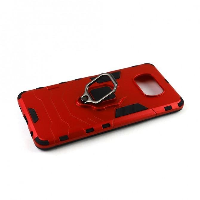 Чохол HONOR Hard Defence Series для Xiaomi Poco X3 Red (with magnet)-3