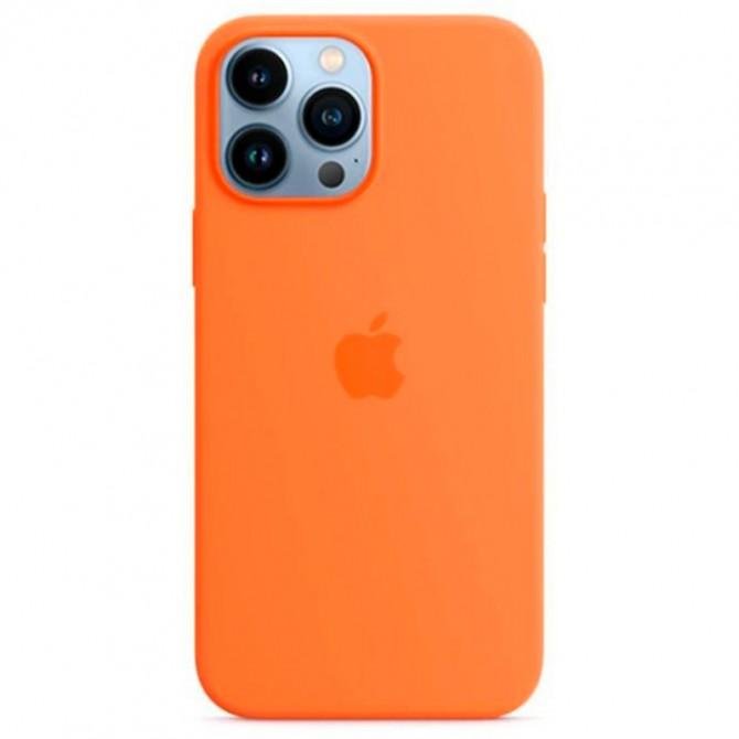 Силиконовый чехол для iPhone 14 Pro Max Orange FULL