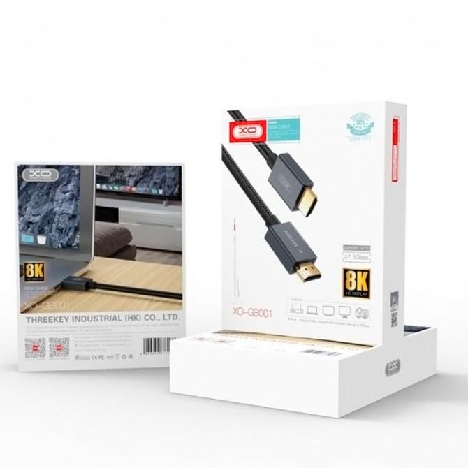 Кабель XO GB001 HDMI to HDMI 1.5m Black-2
