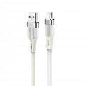 Кабель Hoco U72 Forest Silicone MicroUSB White 1.2m