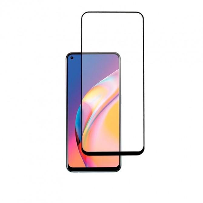 Захисне скло для Oppo A78 Full Glue (0.25 мм, 2.5D, чорне) ЛЮКС