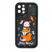 Чехол TPU Merry Christmas iPhone 12 Pro Black Чехол TPU Merry Christmas iPhone 12 Pro Black