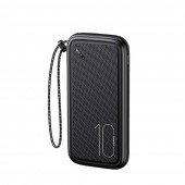 Додаткова батарея Usams US-CD150 PB56 PowerBank with Lanyard 10000 mAh Black Додаткова батарея Usams US-CD150 PB56 PowerBank with Lanyard 10000 mAh Black