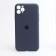 Оригинальный силиконовый чехол для iPhone 11 Pro Max Темно Синий FULL