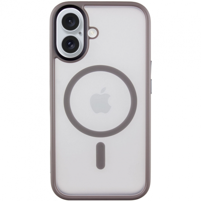Чохол Matt Magnetic Fit для iPhone 16 Сірий