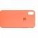 Оригинальный силиконовый чехол для iPhone Xs Max Персиковый