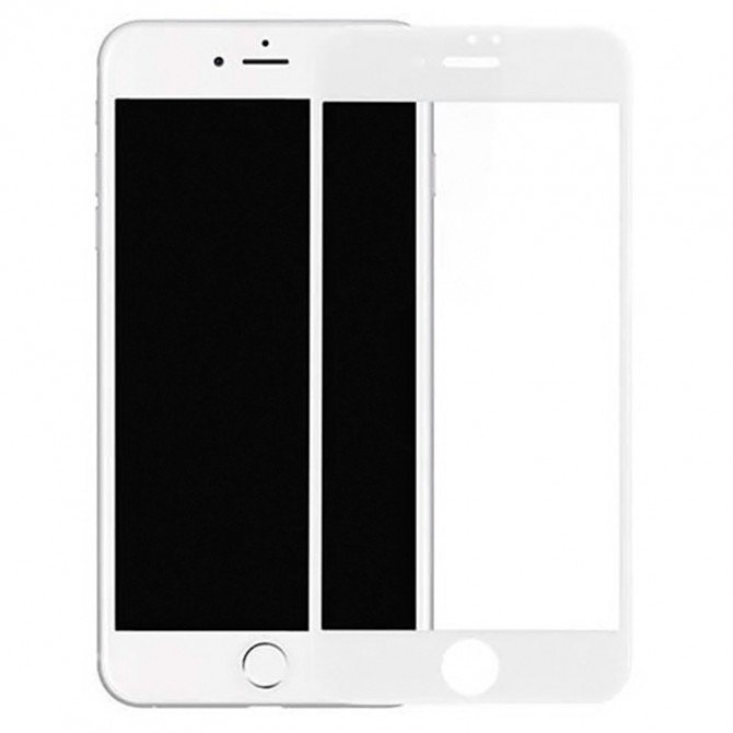 Защитное стекло ARC для Apple iPhone 7/8 (0.3 мм, 4D белое)