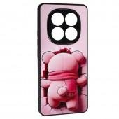 Накладка PC Fashion Mix Xiaomi Redmi Note 14 Pro 5G Pink Bear