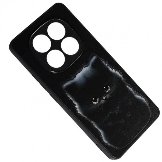 Накладка PC Fashion Mix Xiaomi Redmi Note 14 Pro 5G Black Cat-1
