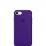 Силіконовий чохол для iPhone 7/8 Темно Фіолетовий FULL