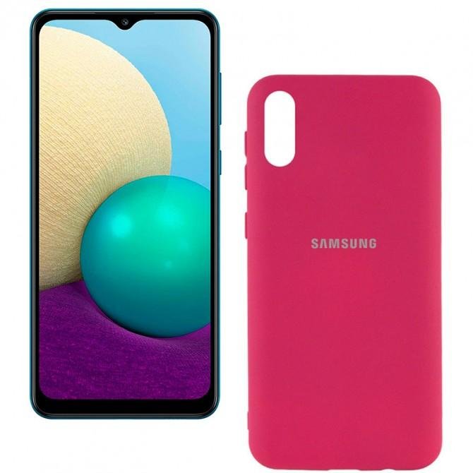 Чохол Soft Case Samsung A022 Galaxy A02 Марсала FULL-3