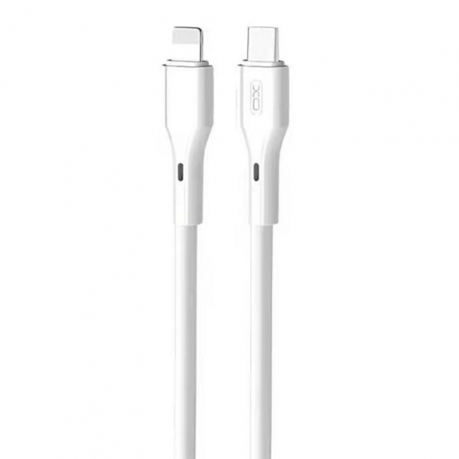 Кабель XO NBQ231A PD Rock series Type-C to Lightning 27W 1m White
