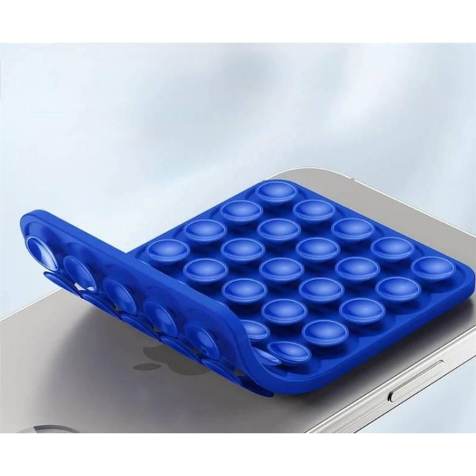 Держатель-присоска Липпер для телефона двухсторонний прямоугольный 100мм*60мм Light Blue-1