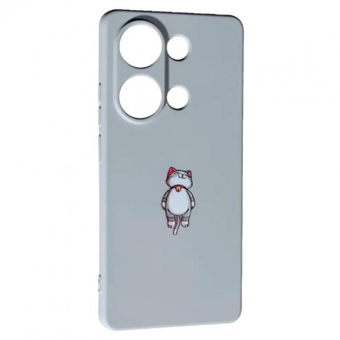 Чехол-накладка Art Soft Case Xiaomi Redmi Note 13 Pro (4G)/ Note 14S Cat