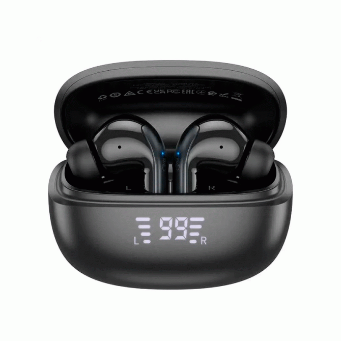 Наушники Hoco EQ5 Energy ANC+ENC noise reduction TWS Black-1