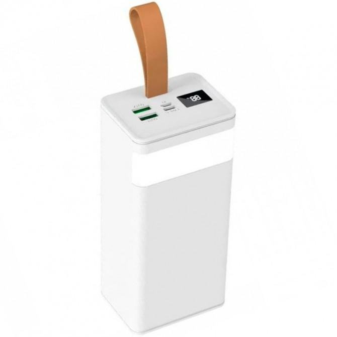 Дополнительная батарея XO PR130 40000 mAh PD20W + QC 22.5W White-1