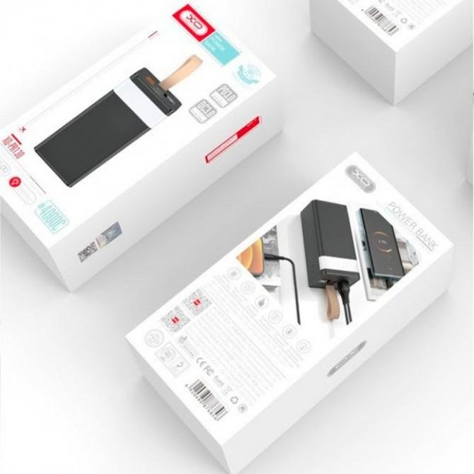 Дополнительная батарея XO PR130 40000 mAh PD20W + QC 22.5W White-2