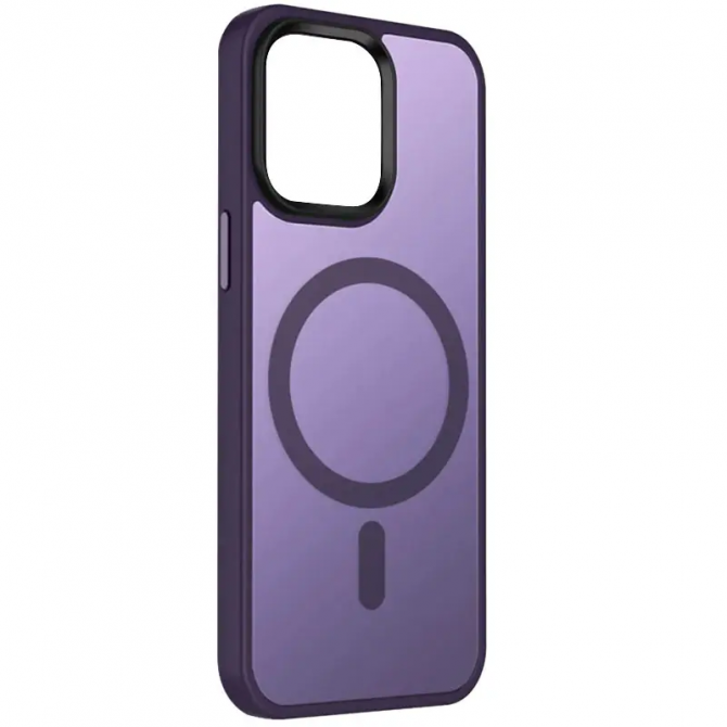 Чехол Ummi Colorful with Magnetic Fit для Apple iPhone 15 Pro (6.1) Темно Фиолетовый-1