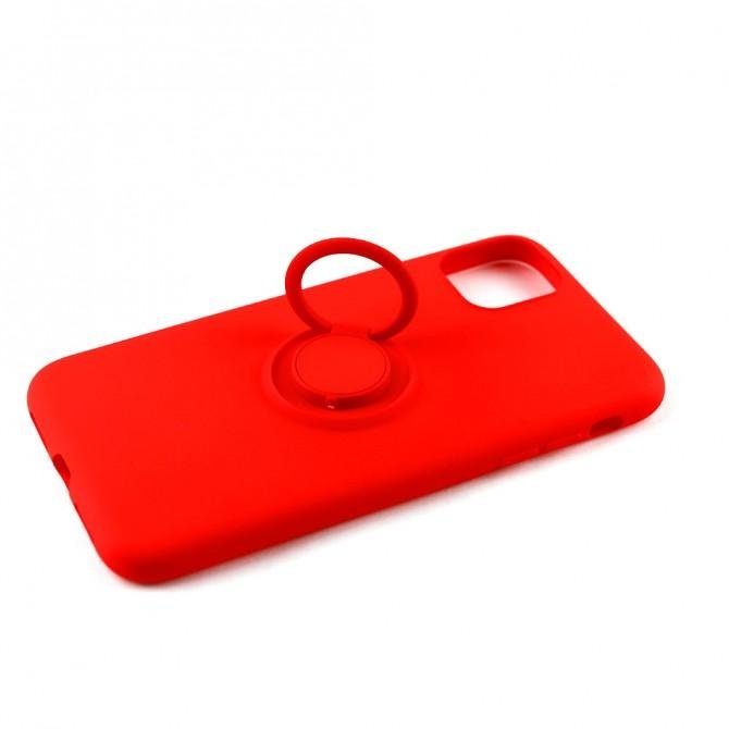 Чехол Ring Color для iPhone 11 Красный-3