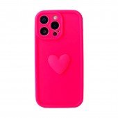 Чехол 3D Heart series for iPhone 15 Pro Max Red Чехол 3D Heart series for iPhone 15 Pro Max Red