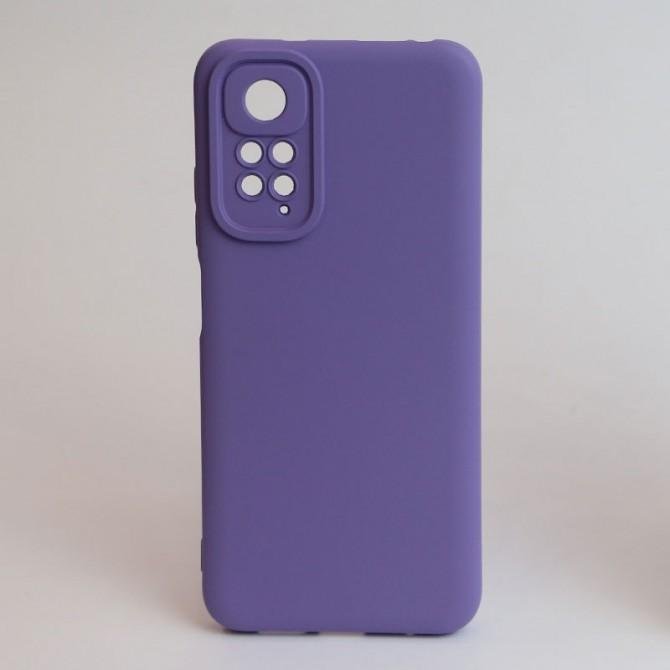 Чехол Original Soft Case Xiaomi Redmi Note 11 (Global)/Note 11S Светло Фиолетовый FULL