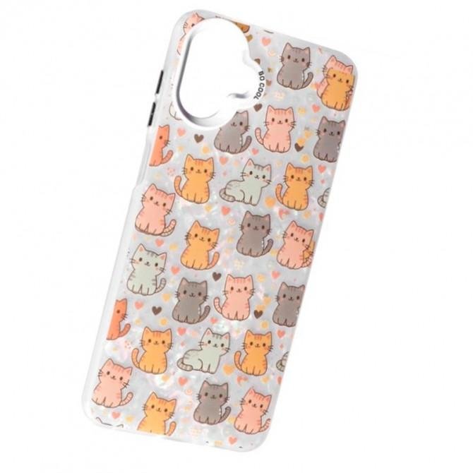 Чохол-накладка PC Soft Milk для Samsung A07 Cats-2