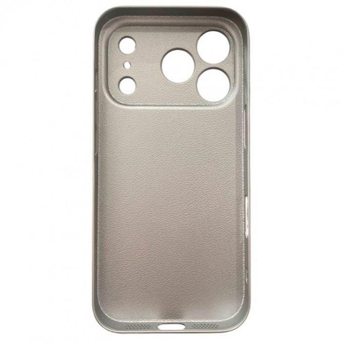 Чехол-накладка Frosted Glass для iPhone 16 Plus Silver-1