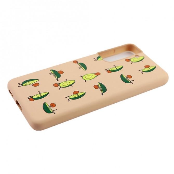 Чохол Funny Animals series для Samsung G991 Galaxy S21 Pink Sand Avocado-3