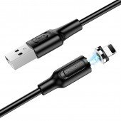 Кабель Borofone BX41 Magnetic Lightning Black 1m Кабель Borofone BX41 Magnetic Lightning Black 1m