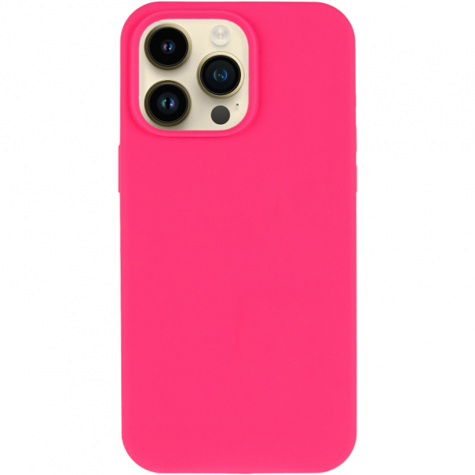 Силіконовий чохол для iPhone 16 Pro Barbie pink FULL (NO LOGO)