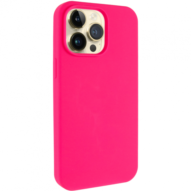 Силіконовий чохол для iPhone 16 Pro Barbie pink FULL (NO LOGO)-1