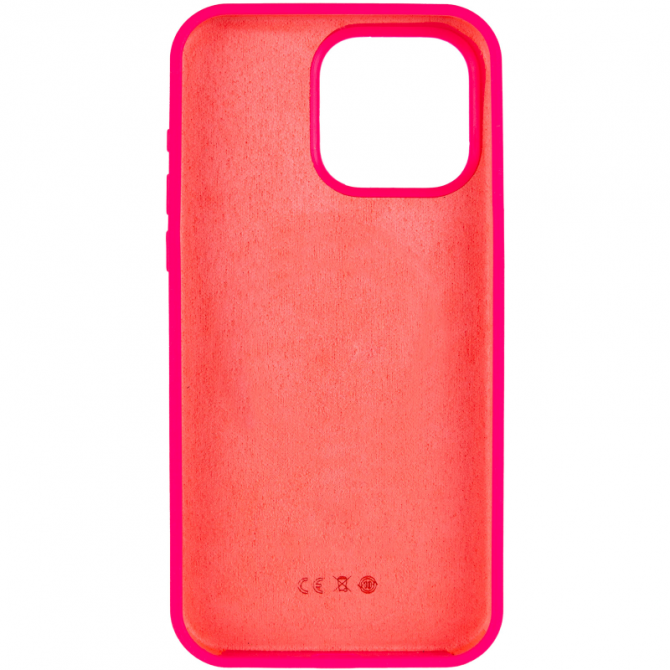 Силіконовий чохол для iPhone 16 Pro Barbie pink FULL (NO LOGO)-2