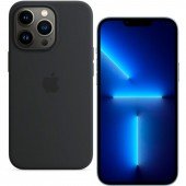 Оригинальный силиконовый чехол для iPhone 13 Pro Max Черный Оригинальный силиконовый чехол для iPhone 13 Pro Max Черный