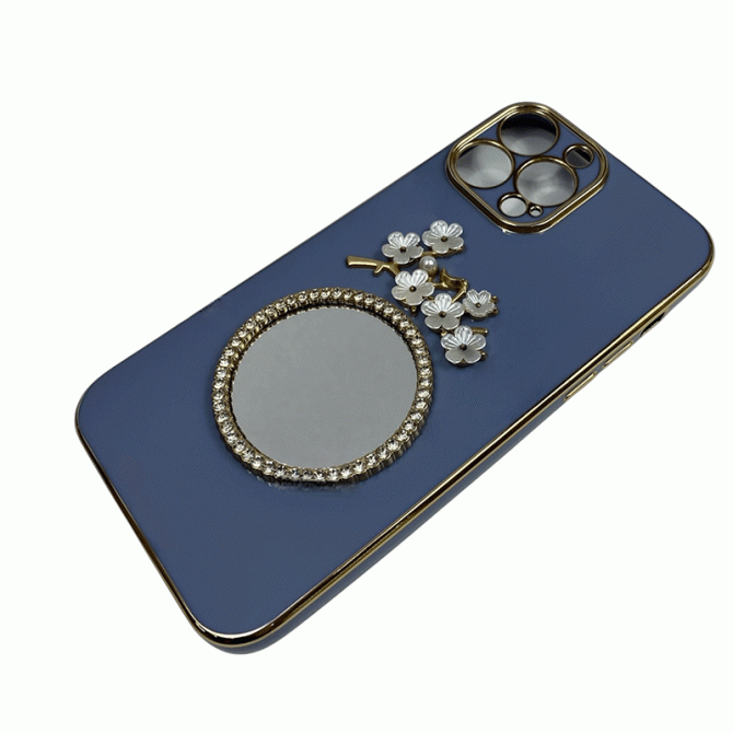 Чохол Mirror series for iPhone 13 Pro Blue-1
